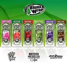 Original B Wrap Rolling Papers Assorted Combo Pack 6 Packs (24 WRAPS + TIPS) picture