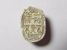 ZURQIEH -AF831- ANCIENT EGYPT ,2ND INTERMEDIATE STONE SCARAB. 1782 - 1570 B.C picture