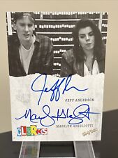 2017 Skybox Clerks Dual Scene Jeff Anderson Marilyn Ghigliotti #A2AG Autograph picture