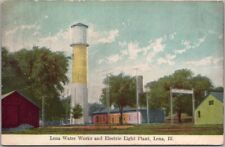 LENA, Illinois Postcard 