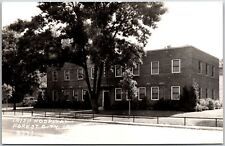 Irish Hospital Forest City Iowa IA Medical Building Real Photo RPPC Postcard picture
