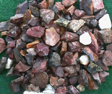 Mix Sizes Shape MED FRB Lapidary Tumbling Lot  20 Lbs Rough mainly Jasper Stones picture