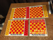 1978 BURGER KING CHECKERS CHESS GAME 4 BOARDS / WRONGWAY052 picture