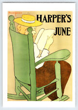 June 1899 Harper's Magazine Edward Penfield Reprint Postcard BRL18 picture