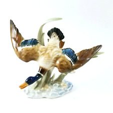 Hutschenreuther Kunstabteilung Selb Flying Mallard Duck Porcelain Figurine picture