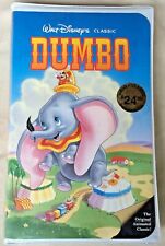 Vtg Walt Disney Black Diamond DUMBO VHS Clamshell FACTORY SEALED 1989 RARE picture