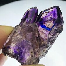 Rare NATURAL Amethyst Super Seven MOVING Water Bubble Enhydro QUARTZ Crystal 13g picture