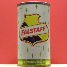 Falstaff Beer Vintage Flat Top Air Filled Can Omaha Nebraska K66 High Grade H/G picture