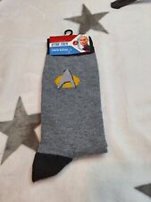 New 2022 Star Trek The Next Generation Men's Crew Socks Space Collectible picture