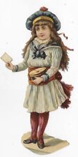 1888 Chromo de Coupis, Victorian CHILDREN NO.13 , Antique Die-cut Scrap, 5-3/4