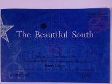 The Beautiful South Ticket Original Barrowland Ballroom Glasgow 5th Nov 1996 picture