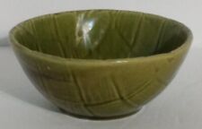 1950's Vintage 3675 USA Pottery Bowl Avocado Green 5.25