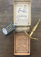 Vintage Antique CURVFIT Women's Safety Razor in Original Box with Unused Blades picture