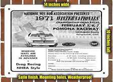 Metal Sign - 1971 NHRA Winternationals- 10x14 inches picture