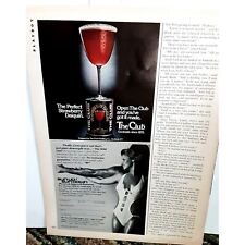 1979 The Club Cocktails and Sun Up Sun Down Body Suit Print Ad vintage 70s picture