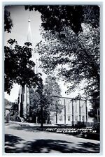 Decorah Iowa IA Postcard RPPC Photo First Lutheran Church c1950's Vintage picture