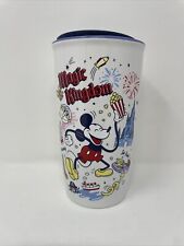 Disney Parks 2023 Magic Kingdom Park Icons Mickey Ceramic Tumbler Cup Starbucks picture