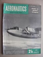 AERONAUTICS MAGAZINE July 1955 Guided Weapons, Hawker Hunter, Yeadon Races, ANA picture