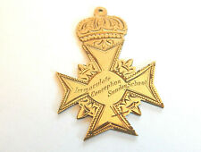 Vintage Immaculate Conception Sunday School Graduating Class Medal Charm picture