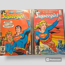 SUPERGIRL: MOVIE SPECIAL #1 (1985) / ANNIVERSARY SPECIAL #20 (1984)  DC COMICS picture