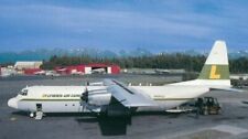 Lynden Air Cargo Lockheed Hercules N401LC @ Anchorage Alaska 1997 - postcard picture