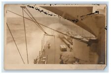 c1920's USS Pittsburgh Rough Seas Steamer Ship RPPC Photo Vintage Postcard picture