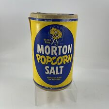 Vintage 1950's Morton Popcorn Unopened Salt Container Full picture