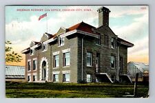 Charles City IA-Iowa, Sherman Nursery Company Office, Vintage c1908 Postcard picture