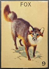 Fox 1940's Animal Lotto Game Card #9 (EX Minor Corner Wear) picture