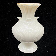 Lenox 24k Gold Trim Miniature Ivory Elfin Vase Ceramic 4.5”T 3”W picture