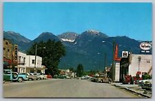 Ronan Montana Scenic Mountain Landscape City Streetview Chrome Postcard picture