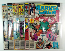 Marvel Saga Official History of the Marvel Universe #1-6 (1985) [Newsstand] Lot picture