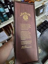 Jim Beam Distiller's Masterpiece Bourbon Whiskey Leather Display- No Bottle picture