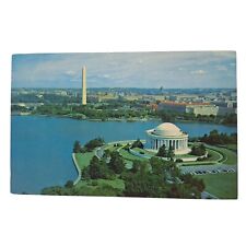 Postcard A Beautiful Panorama View Washington DC Thomas Jefferson Memorial picture