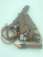 US ARMY 1911 .45 PISTOL MODEL M7 LEATHER SHOULDER HOLSTER BROWN WWII ALSO M9 picture