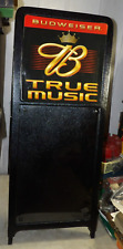 Vintage 2003-04 Budweiser Beer True Music A Frame Folding Venue Sidewalk Sign picture