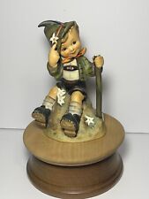 Vintage Hummel Figure Music Box - plays Edelweiss - Tested Working picture