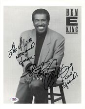 Ben E King Musician Singer Signed Autograph 8 x 10 Photo PSA DNA j2f1c *065 picture