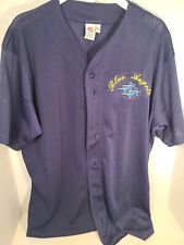 U.S. Navy Blue Angels Blue Jersey Sz 2XL Embroidered Airplanes picture