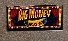Williams WMS BB1 BIG MONEY MEGA SPIN Lower Marquee Belly Glass picture