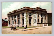 Zanesville OH-Ohio, Post Office, Antique Vintage Souvenir Postcard picture