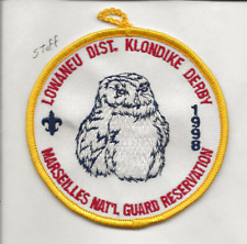 W D BOYCE / LOWANEU DIST. / 1998 KLONDIKE DERBY STAFF patch - Boy Scout BSA B-25 picture