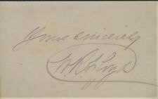Vintage MYSTERY Autograph - ca.1870s - 80s picture