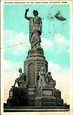 Monument to the Forefathers Plymouth Massachusetts MA 1926 WB Postcard F1 picture