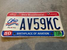 Ohio License Plate, BIRTHPLACE OF AVIATION, HEART OF IT ALL.  picture