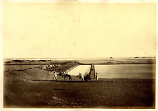 Kozlowski, Suez Canal, Serapéum Spillway Vintage Albumen Print, Built picture