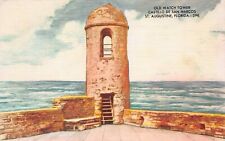 POSTCARD St Augustine Florida FL Old Watch Tower Castillo de San Marcos Vtg L5 picture