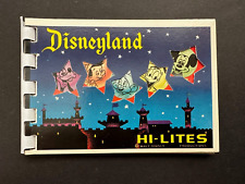 Vintage 1960 Disneyland Hi-Lites Souvenir Booklet Mini Album picture