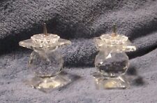 Pair of Unique Crystal Candle Holders picture