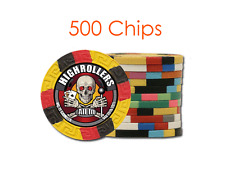 Custom Tri-Color Design Poker Chips w/Your Logo/Design in Full Color - 500 chips picture